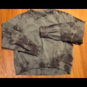 Lululemon crew neck tie dye sweatshirt